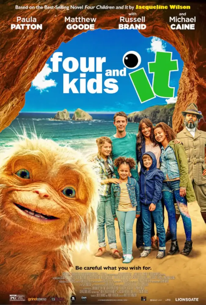 Cartel ampliado de 4 chicos y "esto"