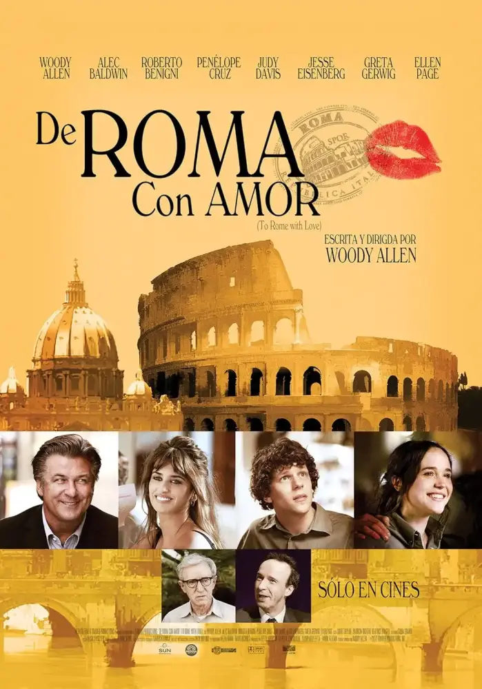 Cartel ampliado de A Roma con amor