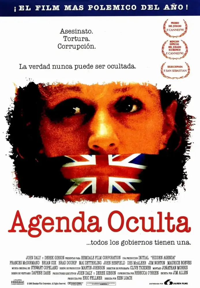 Cartel ampliado de Agenda oculta