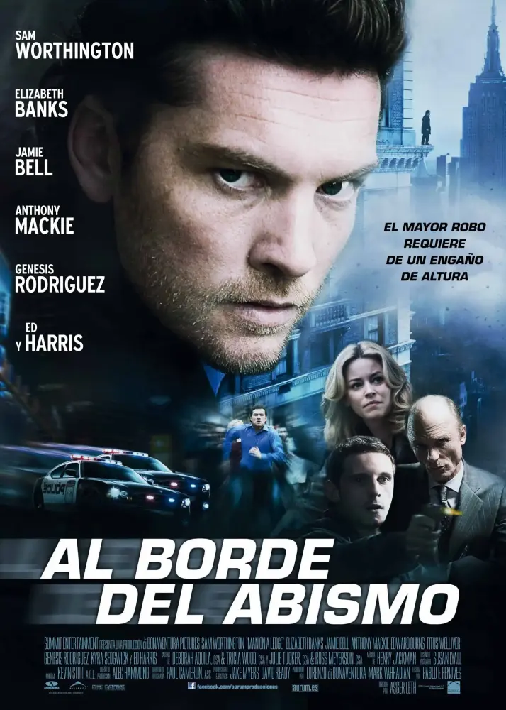 Cartel ampliado de Al borde del abismo