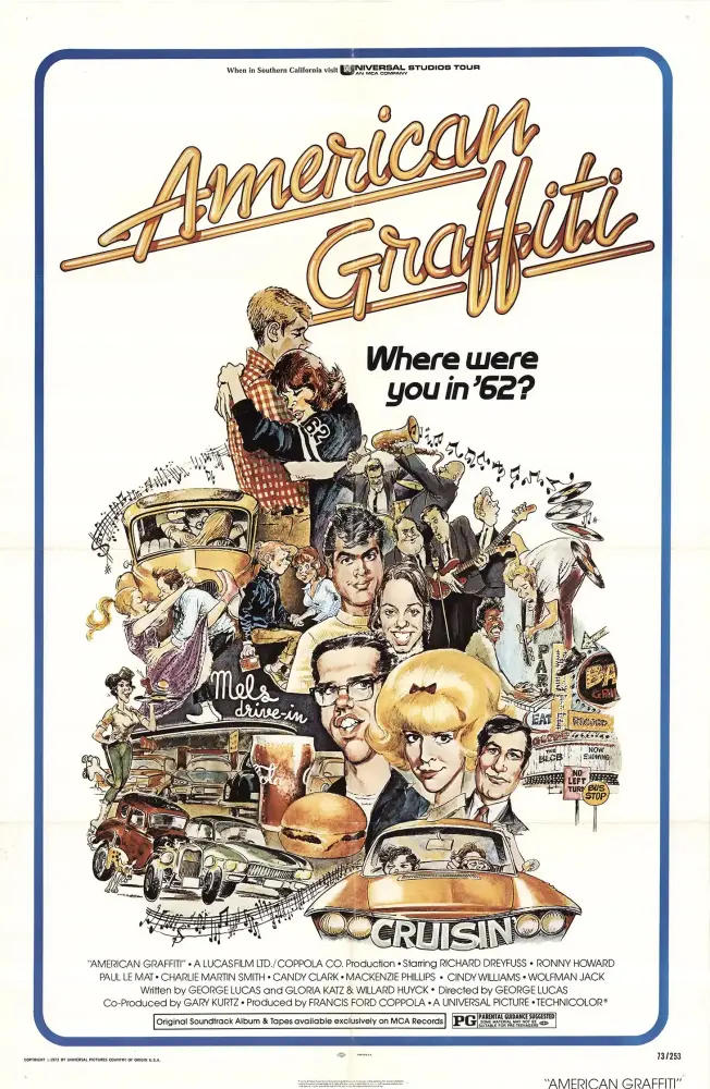 Cartel ampliado de American Graffiti