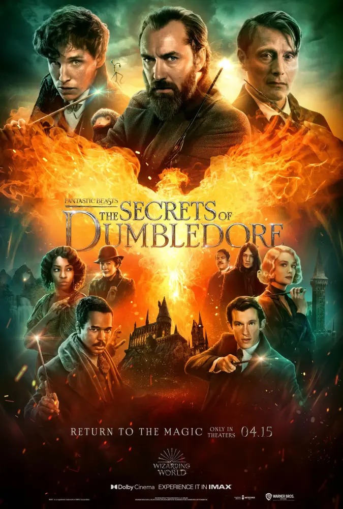 Cartel ampliado de Animales Fantásticos: Los Secretos de Dumbledore