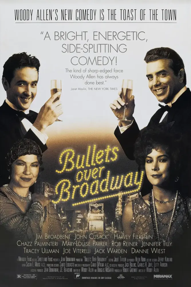 Cartel ampliado de Balas sobre Broadway