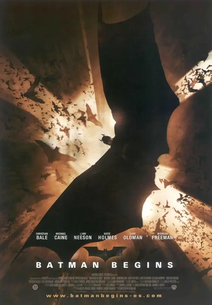 Cartel ampliado de Batman Begins