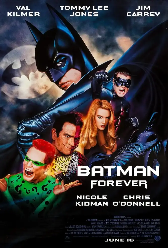Cartel ampliado de Batman Forever