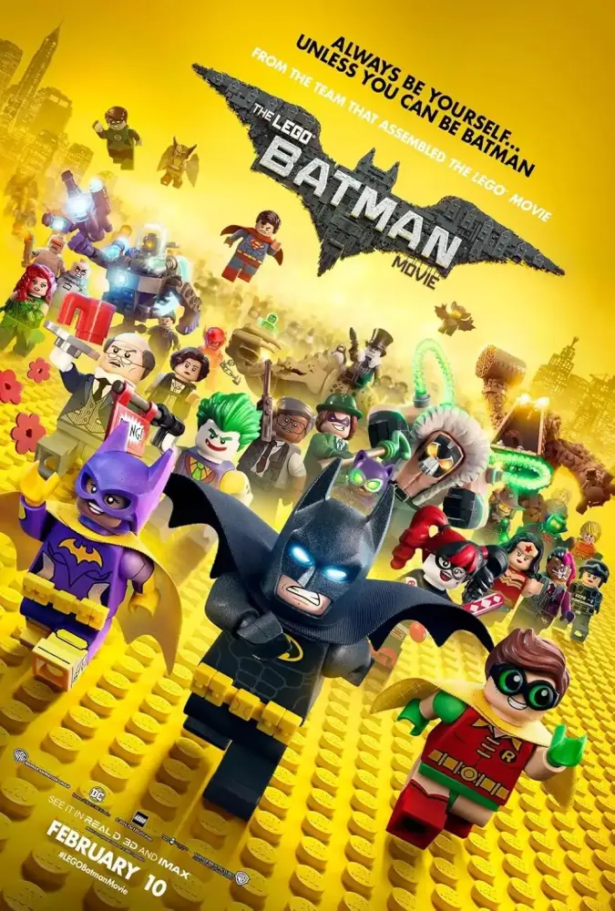 Cartel ampliado de Batman: La Lego Película