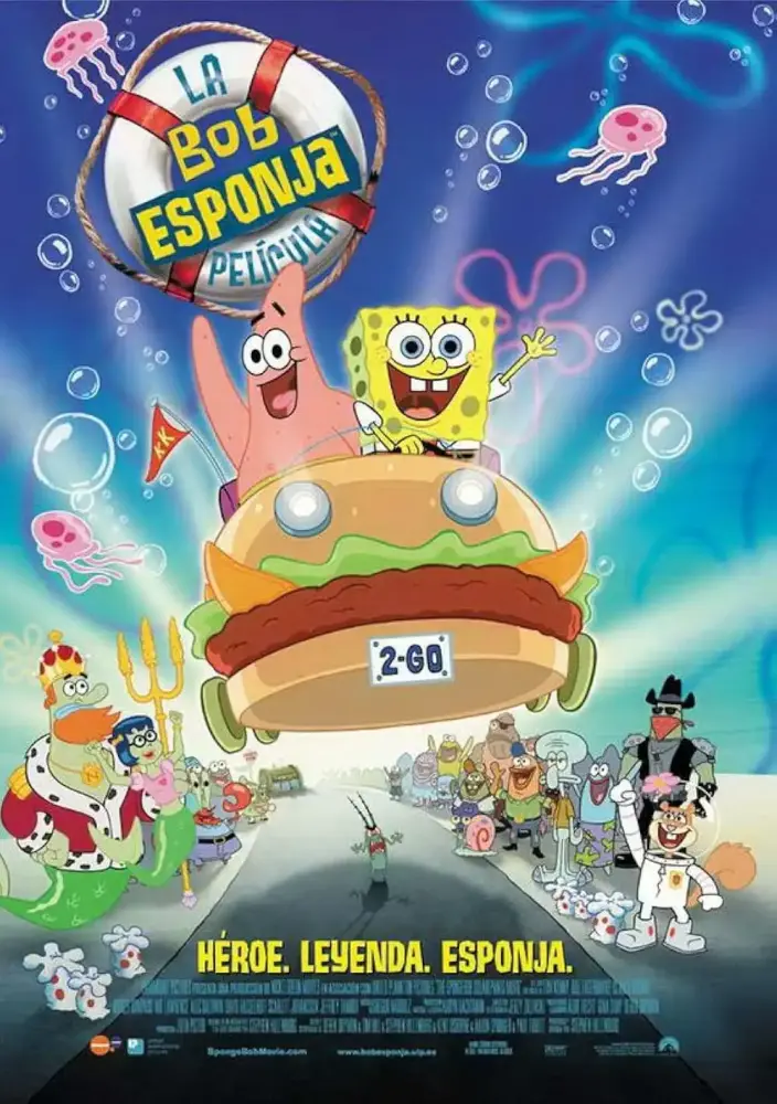 Cartel ampliado de Bob esponja: la película