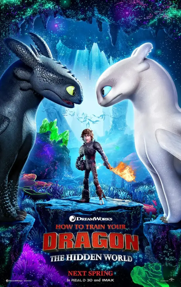 Cartel ampliado de Cómo entrenar a tu dragón 3