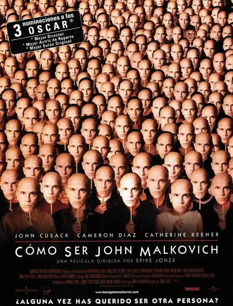 Cartel ampliado de Cómo ser John Malkovich