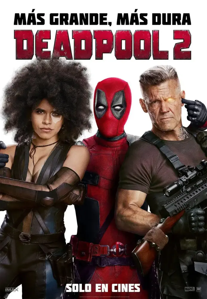 Cartel ampliado de Deadpool 2