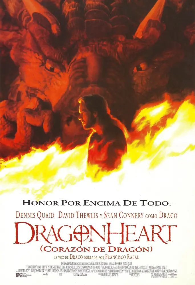 Cartel ampliado de Dragonheart (Corazón de Dragón)