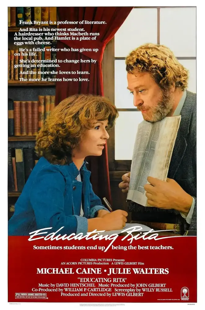 Cartel ampliado de Educando a Rita