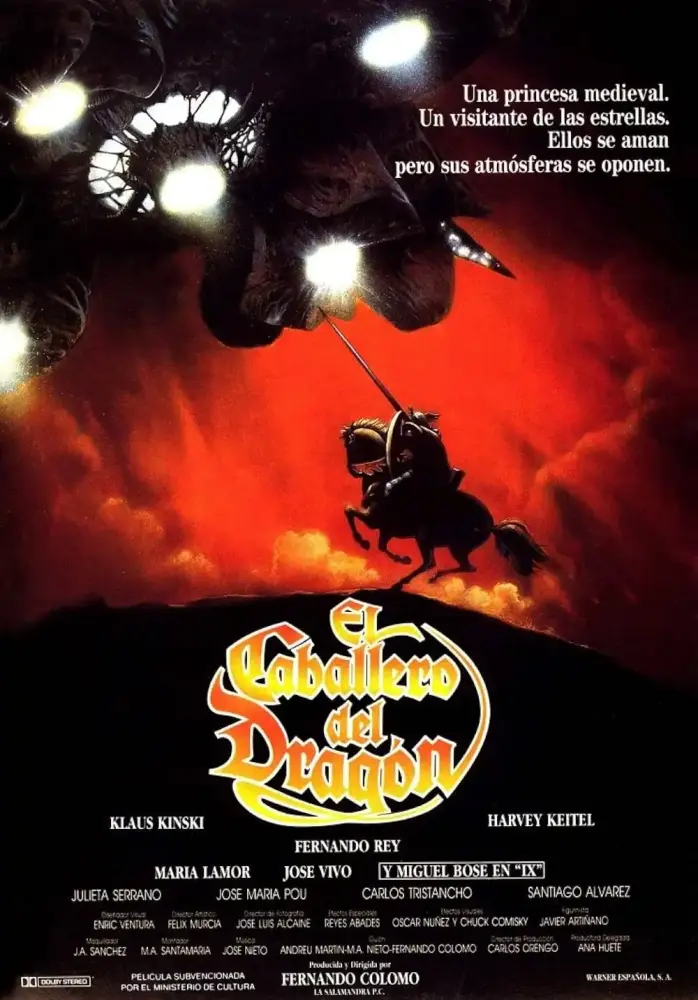 Cartel ampliado de El caballero del dragón