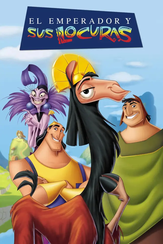 Cartel ampliado de El emperador y sus locuras