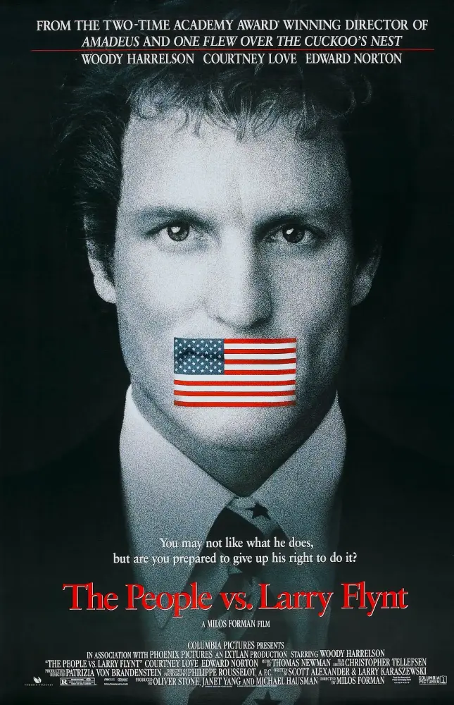 Cartel ampliado de El escándalo de Larry Flynt