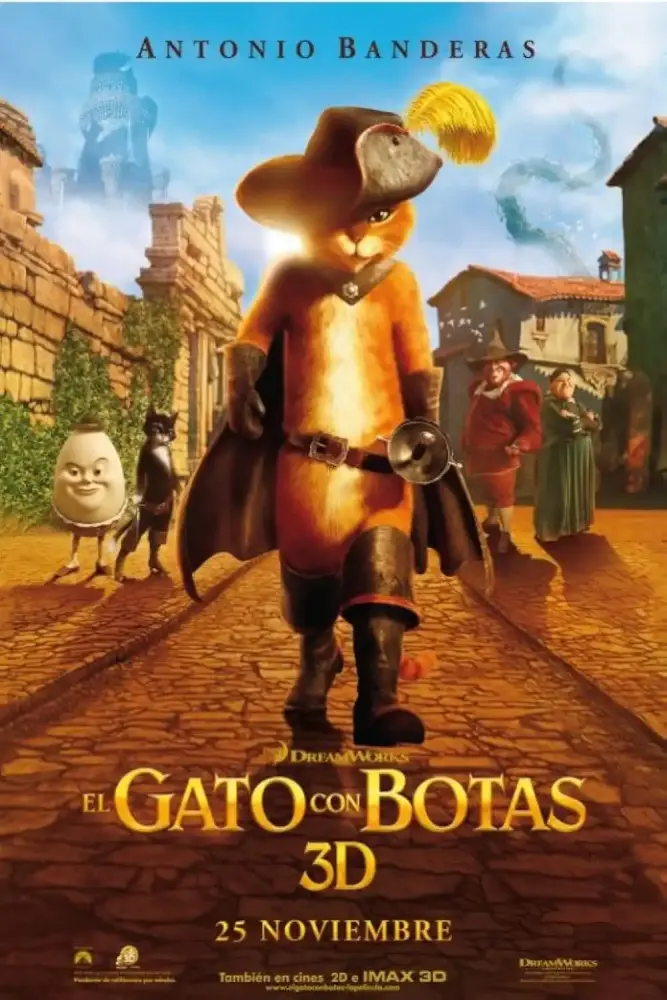 Cartel ampliado de El gato con botas