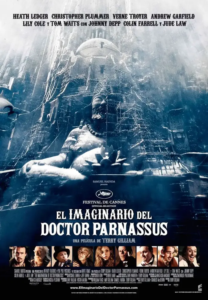 Cartel ampliado de El imaginario del Doctor Parnassus
