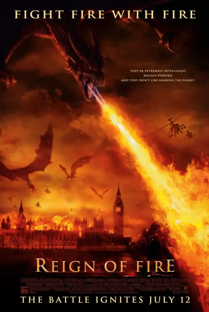 Cartel ampliado de El imperio del fuego