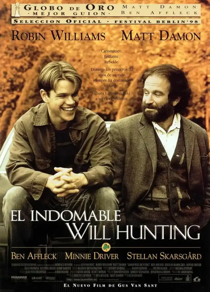 Cartel ampliado de El indomable Will Hunting