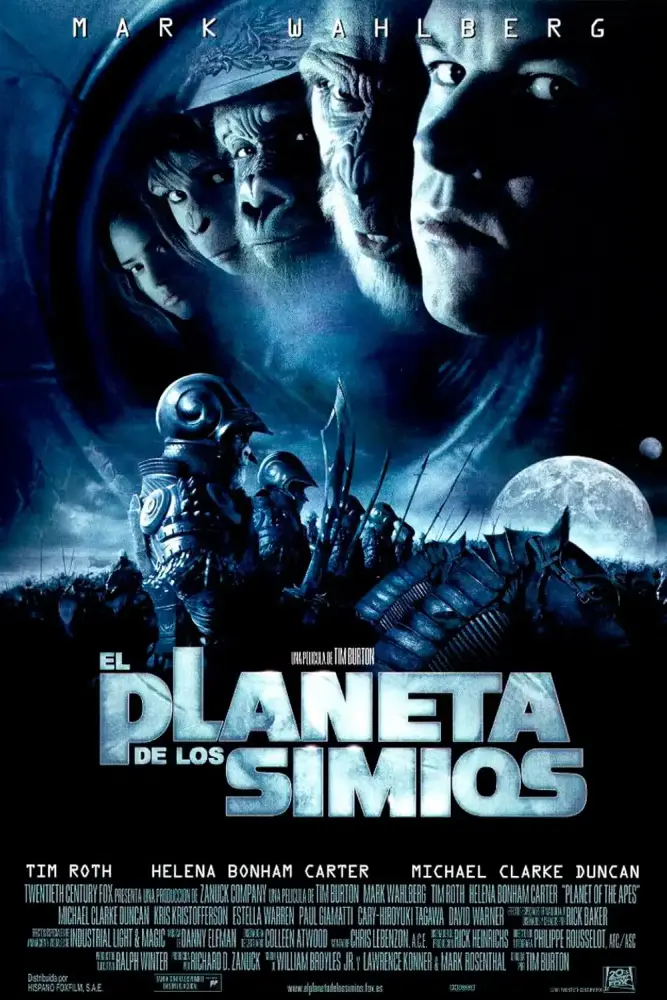 Cartel ampliado de El planeta de los simios
