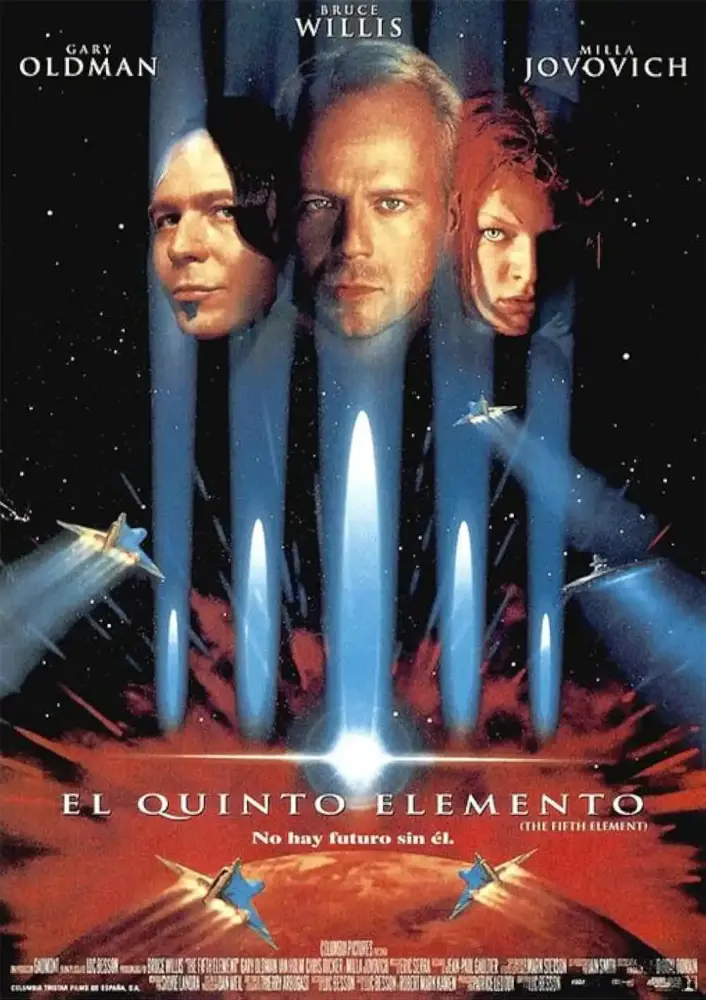 Cartel ampliado de El quinto elemento
