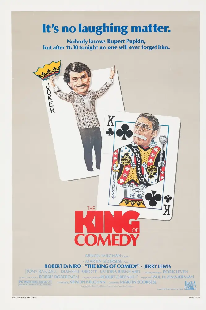 Cartel ampliado de El rey de la comedia