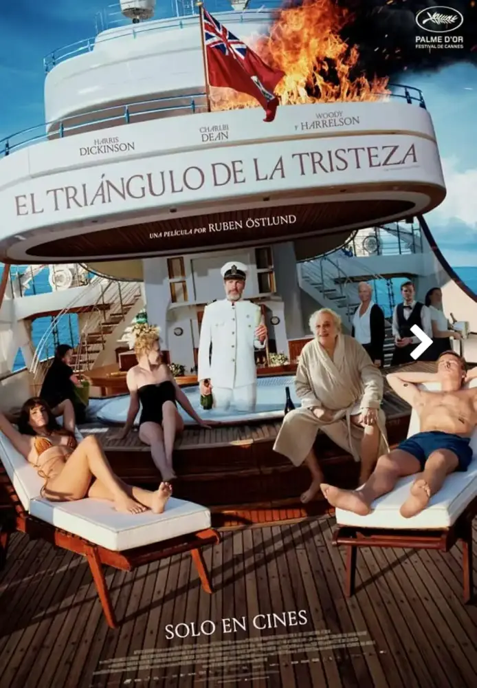 Cartel ampliado de El triángulo de la tristeza