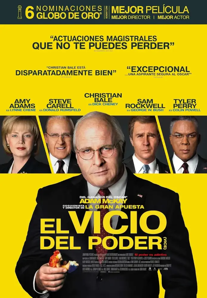 Cartel ampliado de El vicio del poder