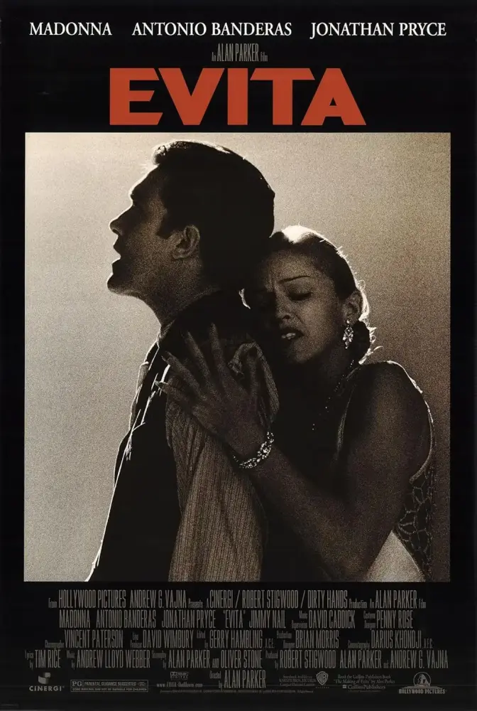 Cartel ampliado de Evita