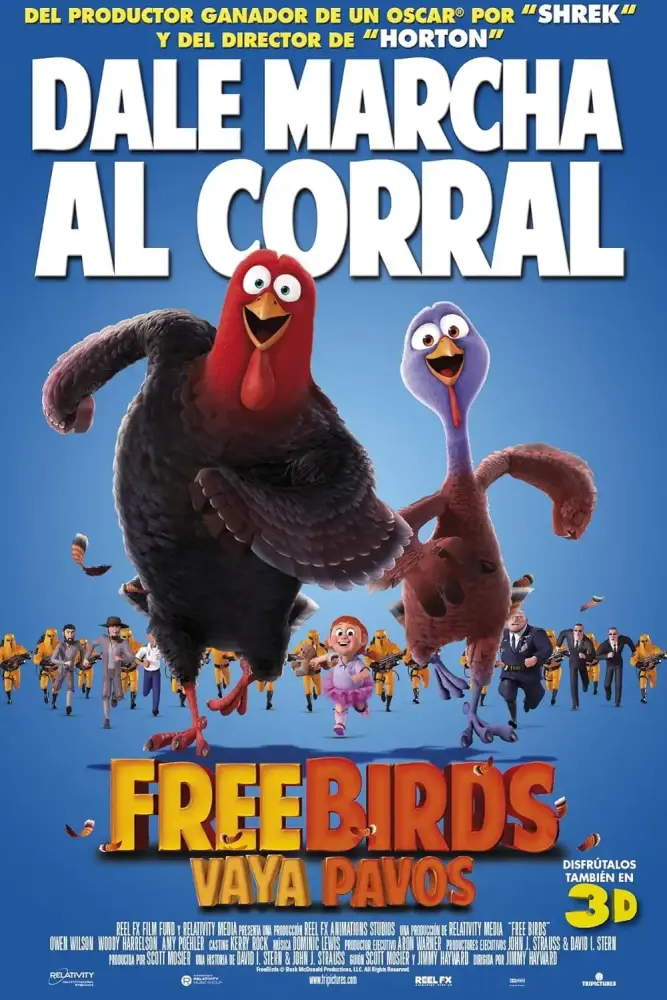 Cartel ampliado de Free Birds (Vaya pavos)