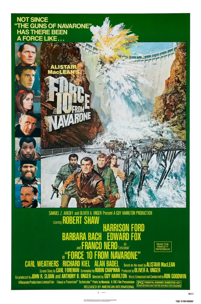 Cartel ampliado de Fuerza 10 de Navarone