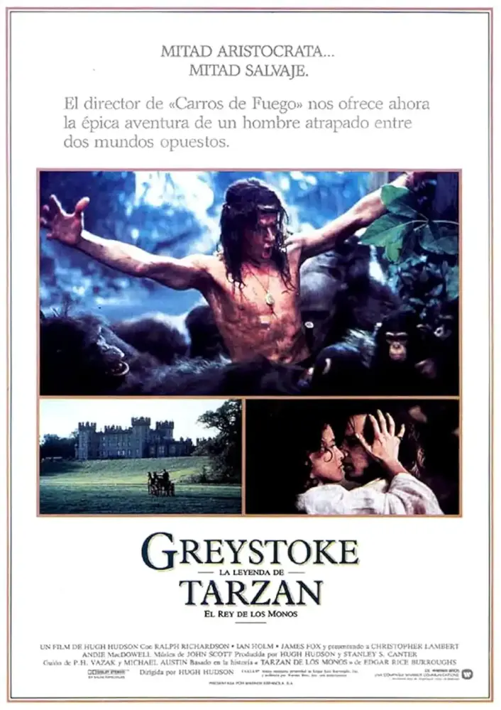 Cartel ampliado de Greystoke, la leyenda de Tarzán, el rey de los monos