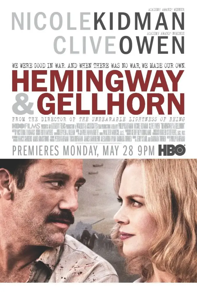 Cartel ampliado de Hemingway & Gellhorn