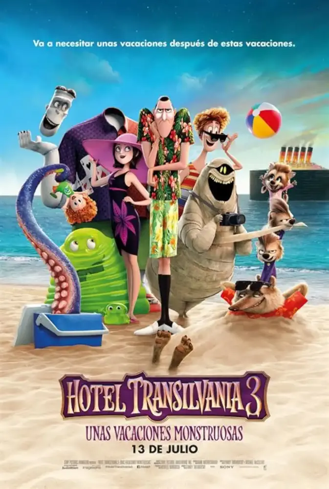 Cartel ampliado de Hotel Transilvania 3: Unas vacaciones monstruosas