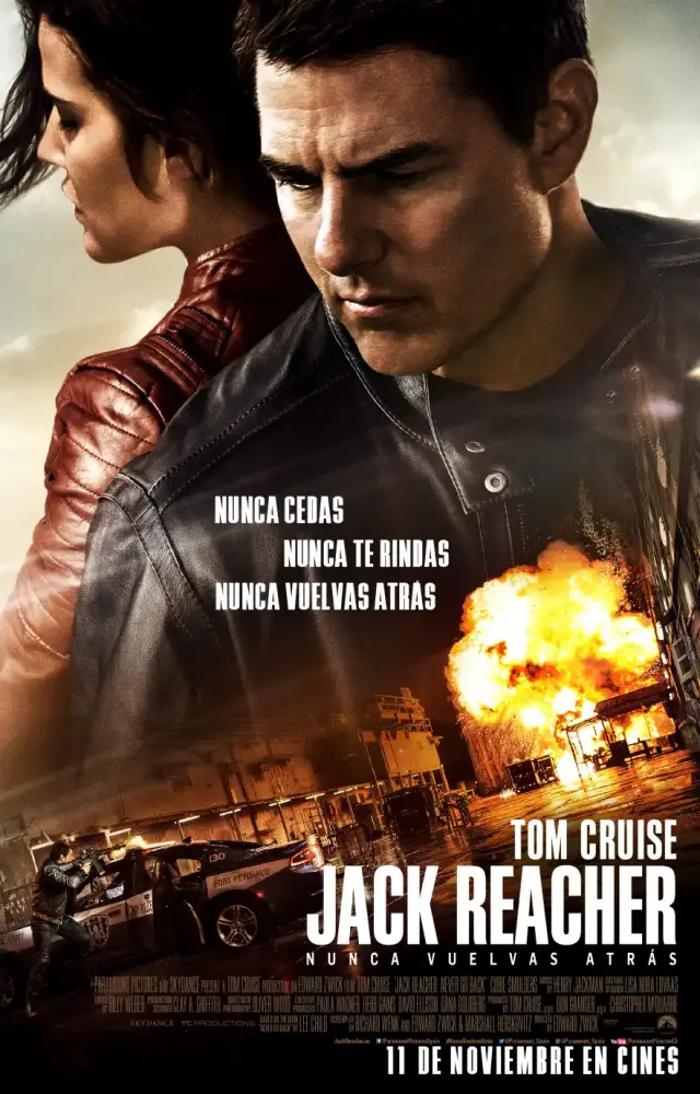Cartel ampliado de Jack Reacher: Nunca vuelvas atrás