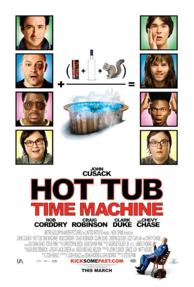 Cartel ampliado de Jacuzzi al pasado
