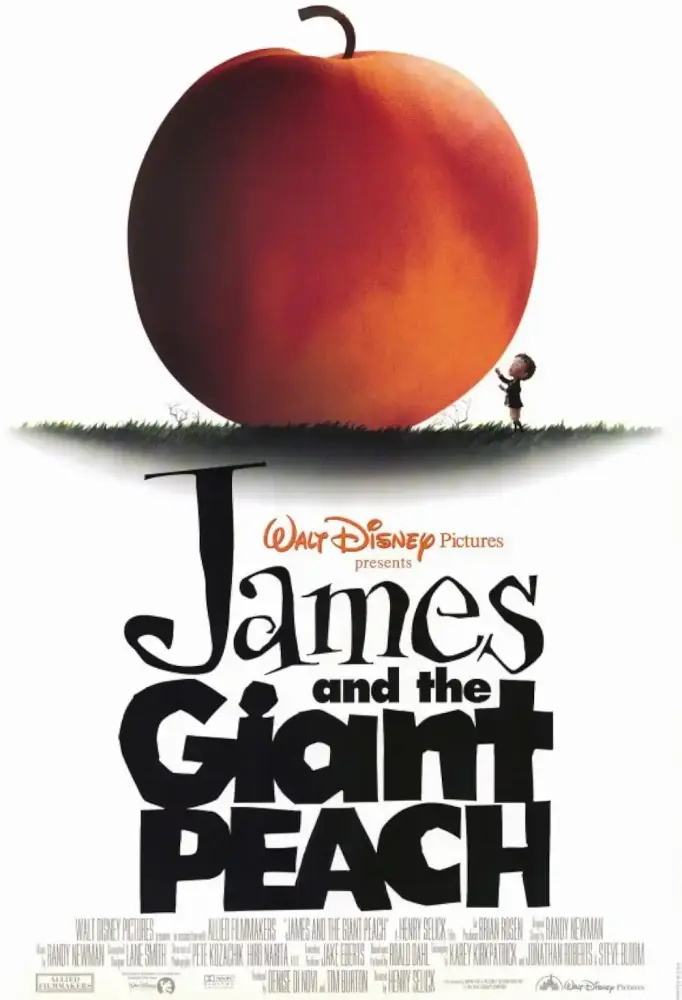 Cartel ampliado de James y el melocotón gigante