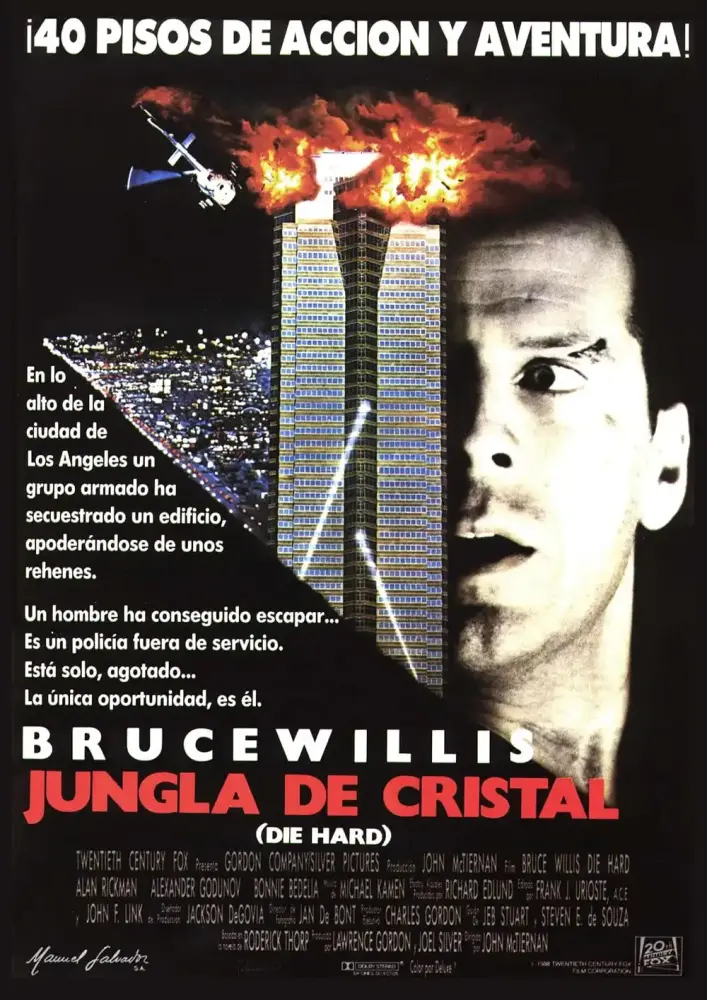 Cartel ampliado de Jungla de cristal