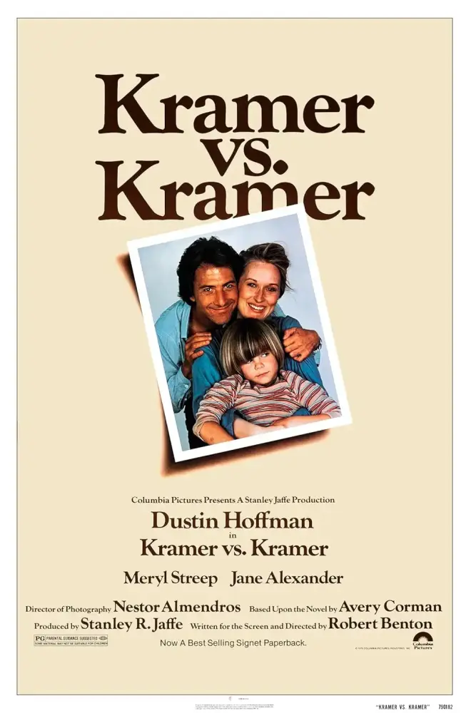 Cartel ampliado de Kramer contra Kramer