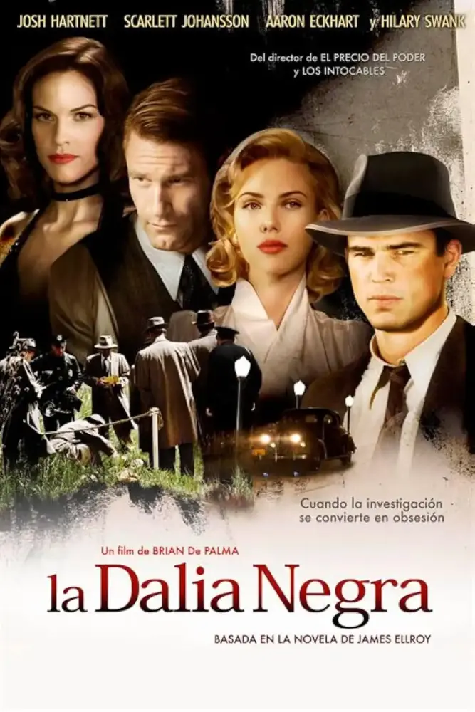 Cartel ampliado de La Dalia Negra