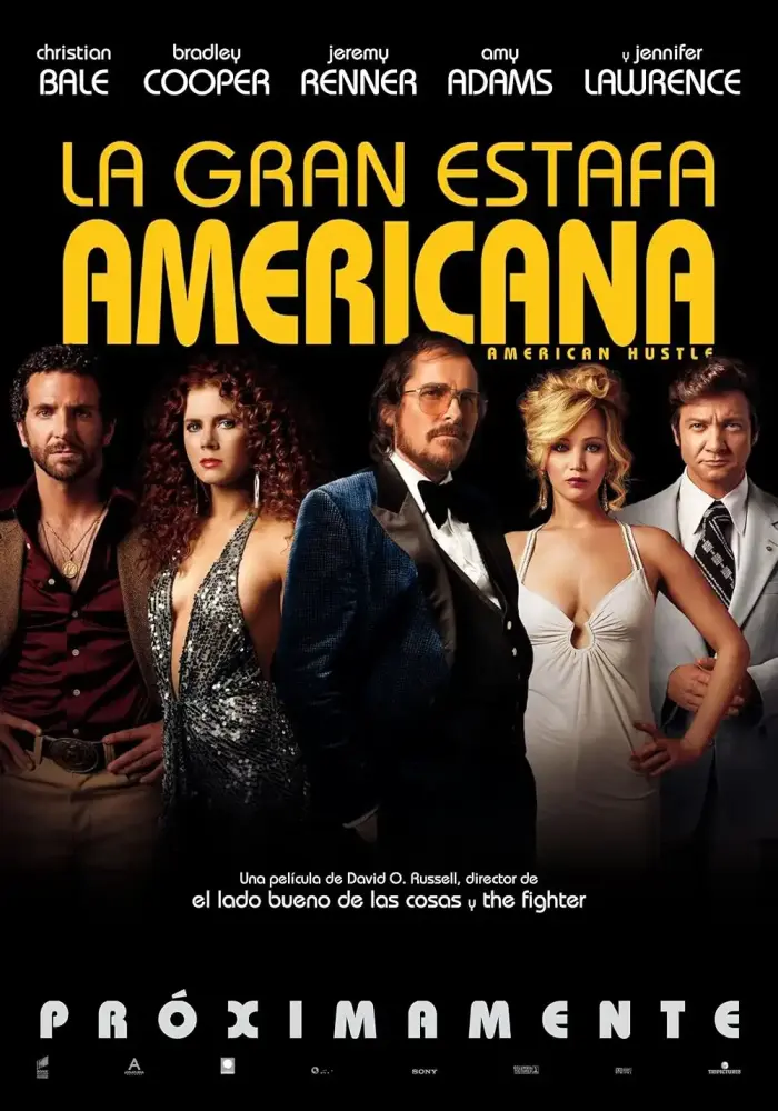 Cartel ampliado de La gran estafa americana