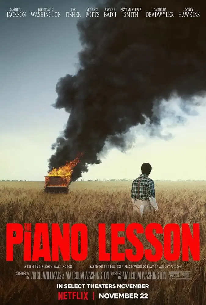 Cartel ampliado de La lección de piano