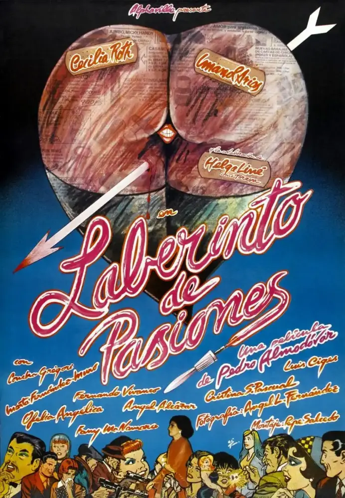 Cartel ampliado de Laberinto de pasiones