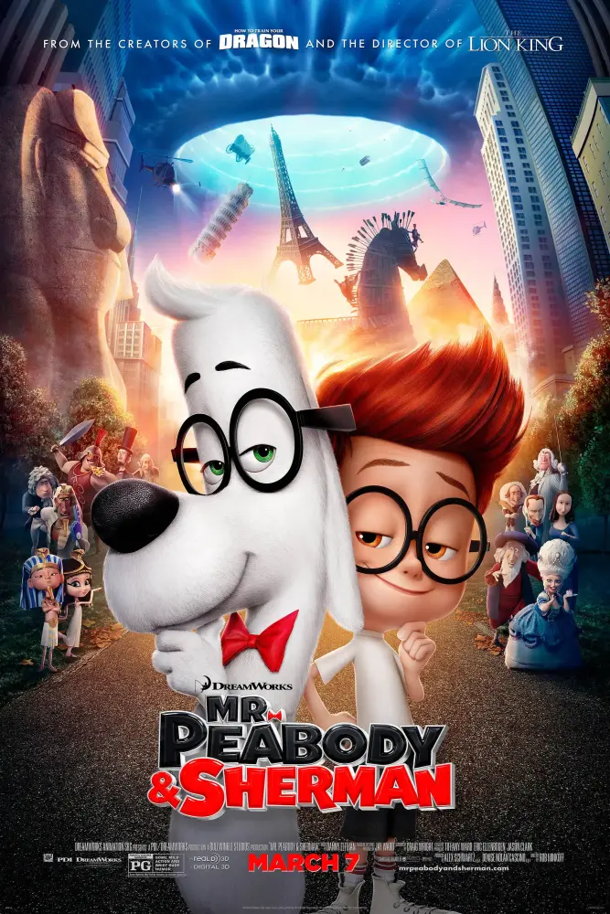 Cartel ampliado de Las aventuras de Peabody y Sherman