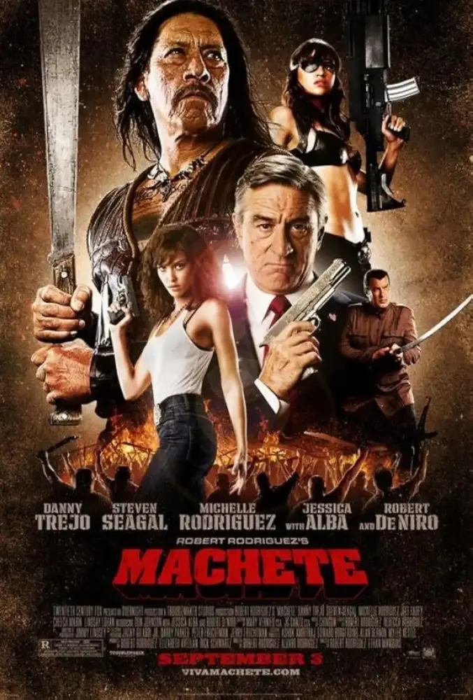 Cartel ampliado de Machete