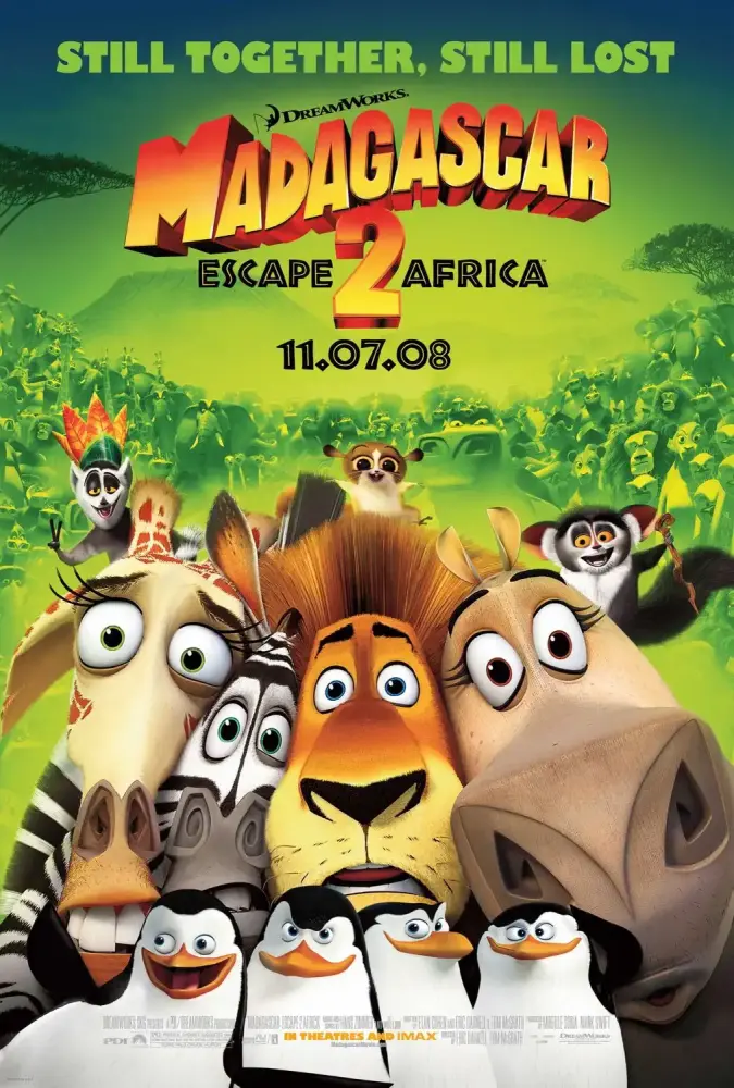 Cartel ampliado de Madagascar 2