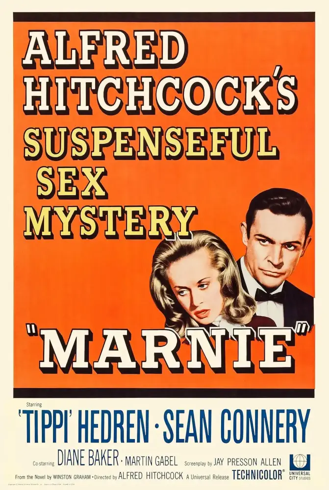 Cartel ampliado de Marnie, la ladrona