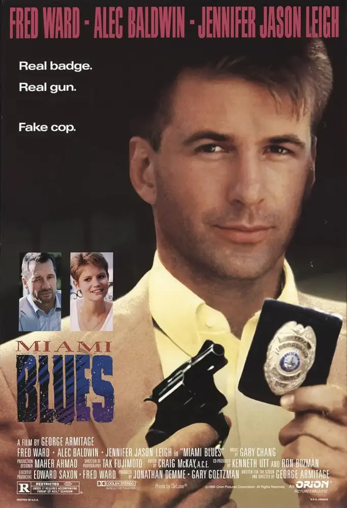 Cartel ampliado de Miami Blues