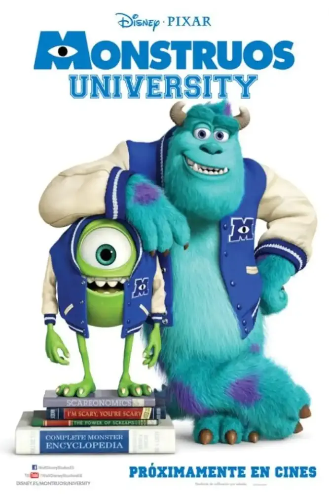 Cartel ampliado de Monstruos University