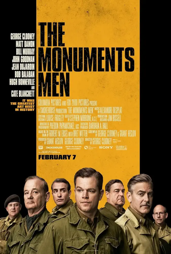 Cartel ampliado de Monuments Men